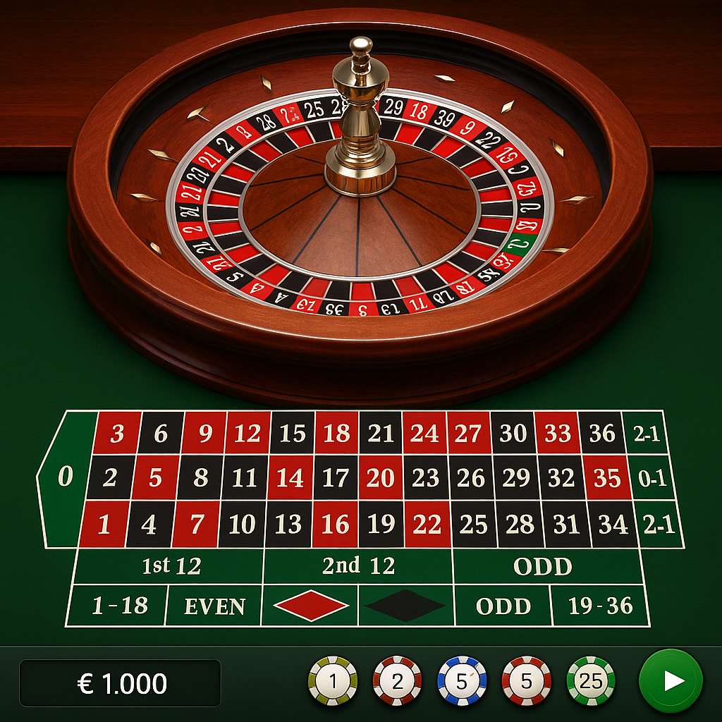 FatPirate - Roulette Table Game - European Roulette Latvia